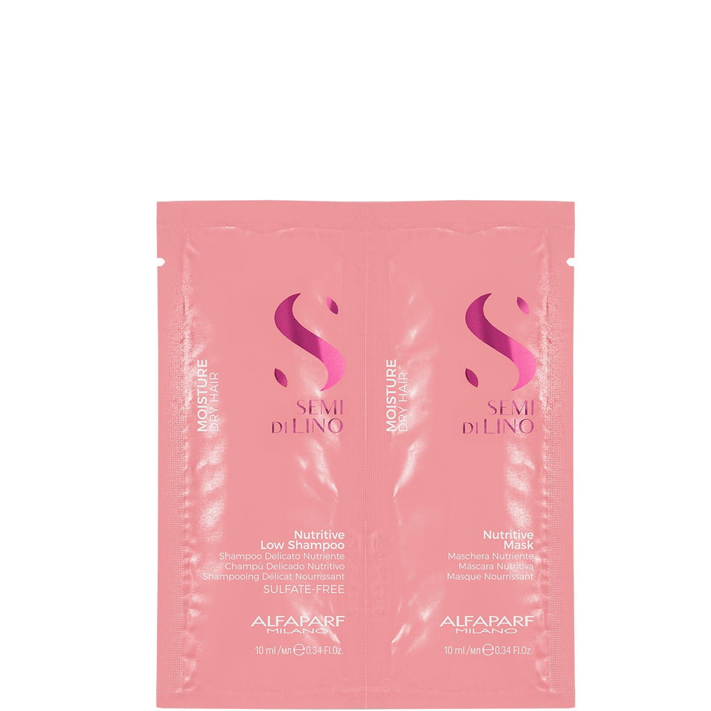 Alfaparf Milano Semi Di Lino Moisture Nutritive Low Shampoo and Mask S –  StyList By Premier Beauty