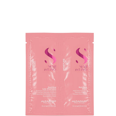 Alfaparf Milano Nutritive Low Shampoo and Mask Sachets 0.34 Fl. Oz. 20 pc.