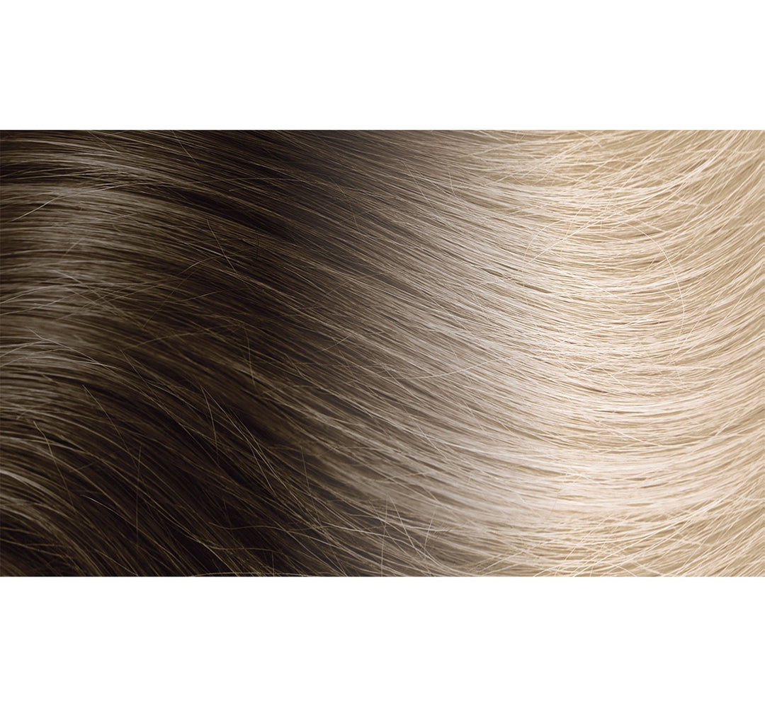 Hotheads 60A/4AR- Ice Blonde with Dark Ash Brown Root 10-12 inch