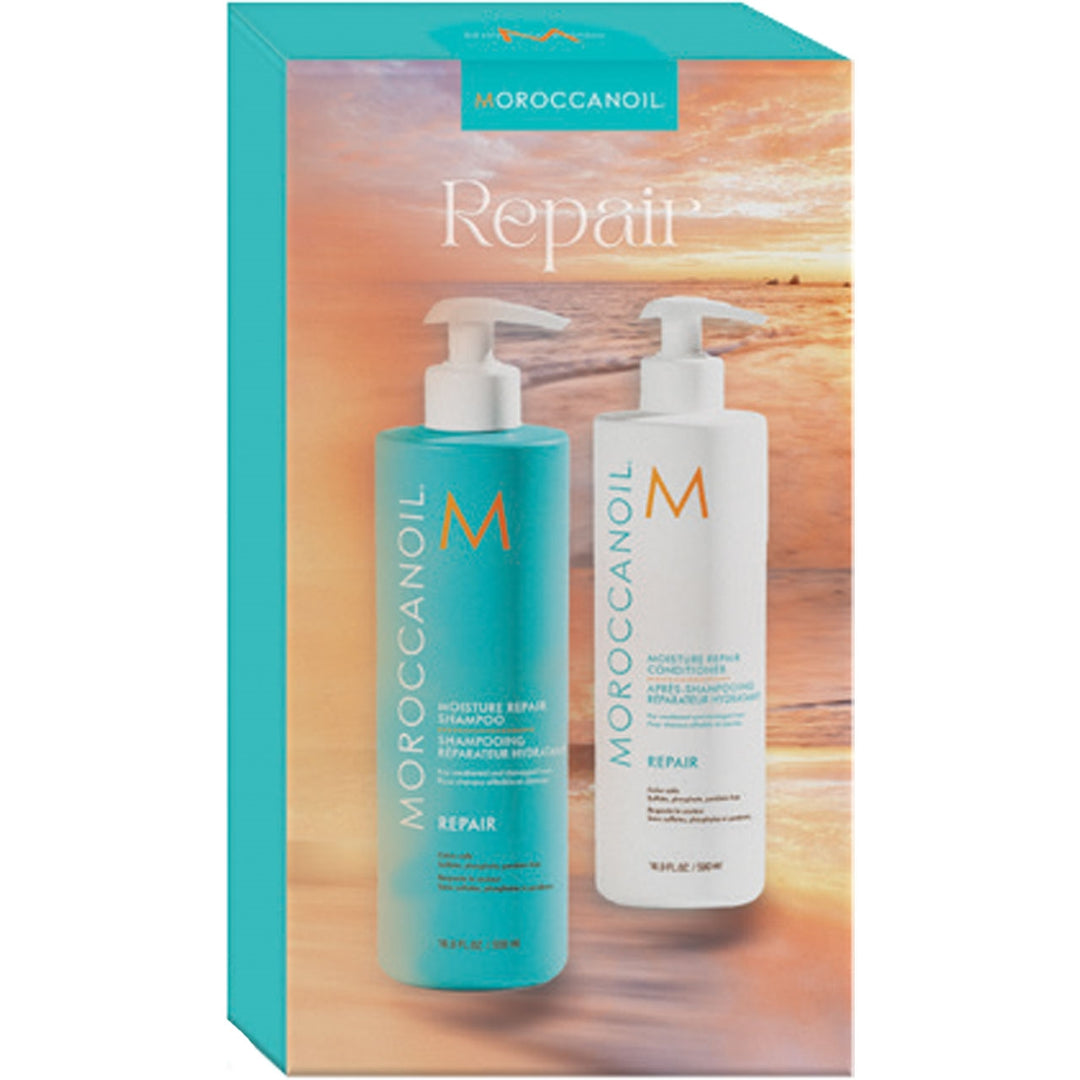 MOROCCANOIL MOISTURE REPAIR SHAMPOO & CONDITIONER DUO 3 pc.