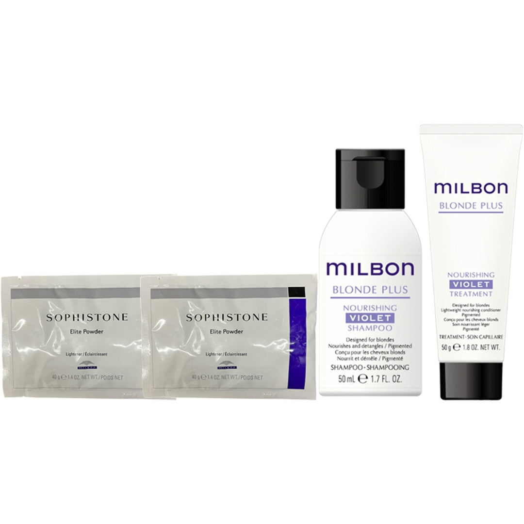 Milbon Blonde Stylist Kit 4 pc.