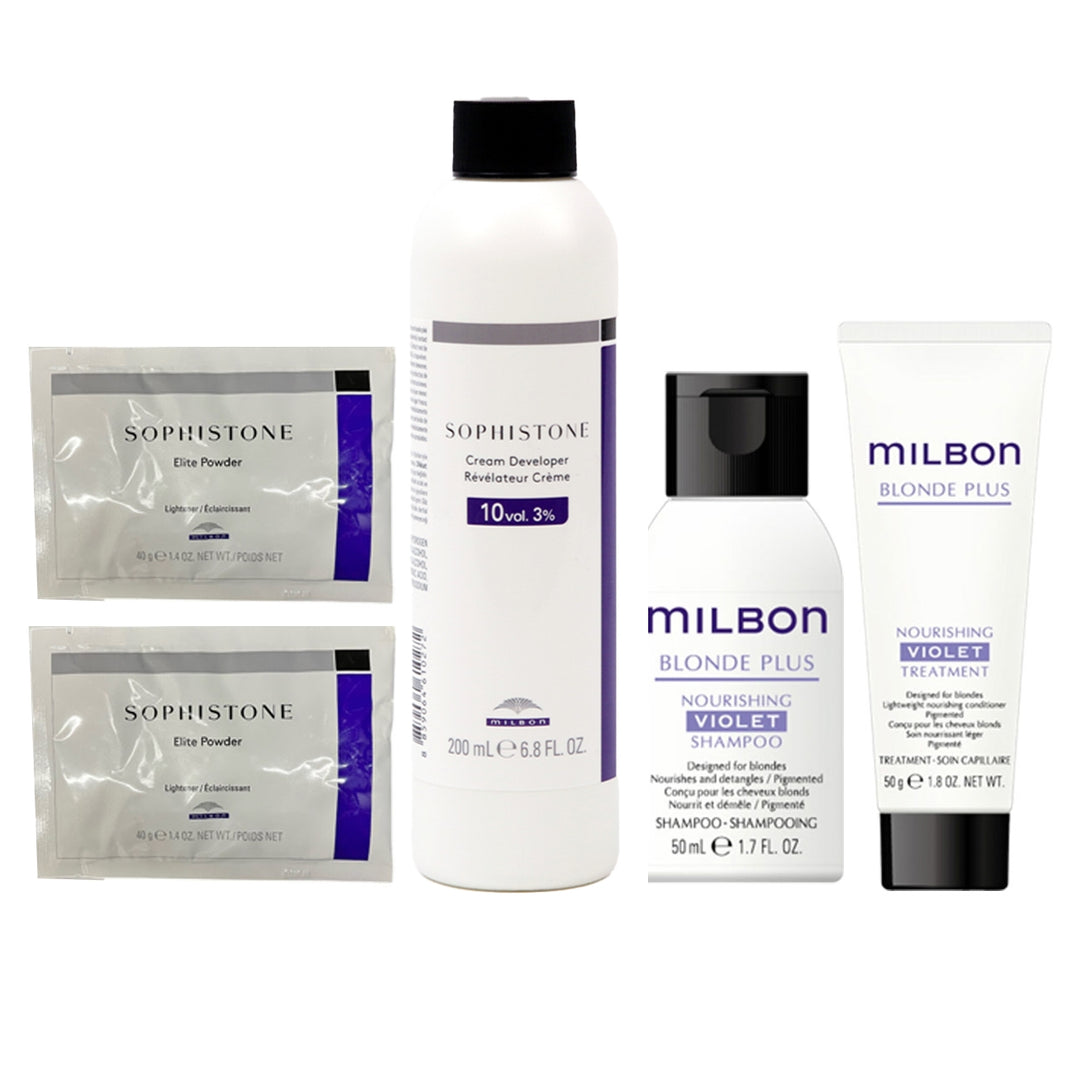 Milbon Blonde Stylist Kit 4 pc.