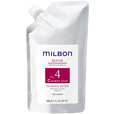 Milbon No.4 External Repair - For Coarse Hair 21.2 Fl. Oz.